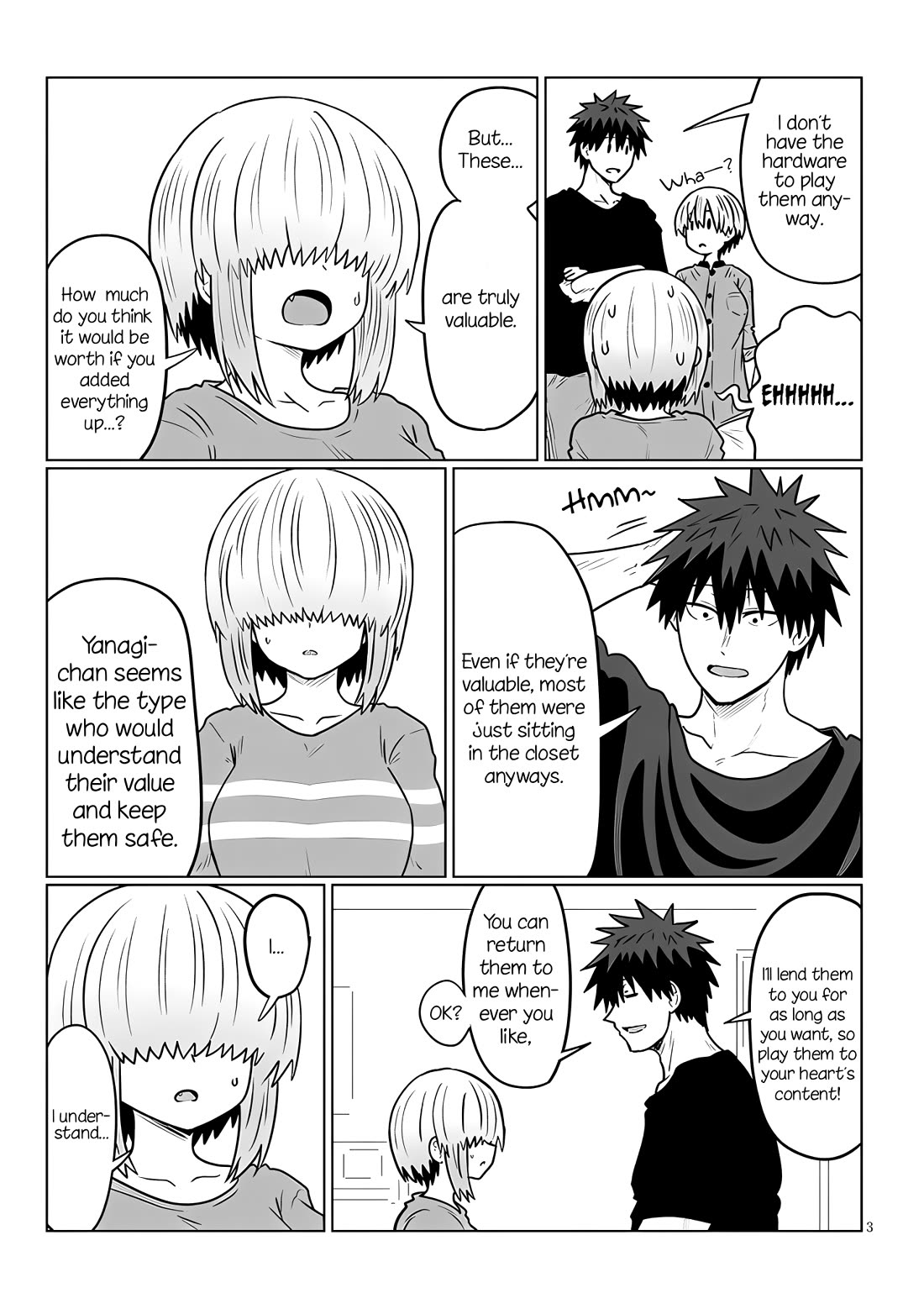 Uzaki-chan Wants to Hang Out, Chapter 128
