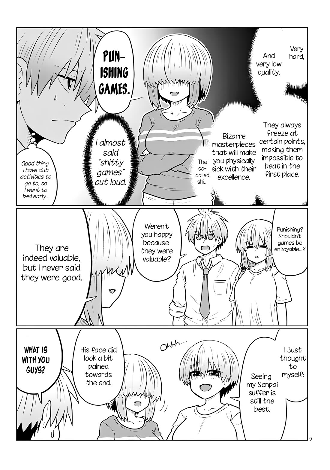 Uzaki-chan Wants to Hang Out, Chapter 128